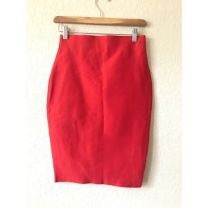 Sexy red bandage skirt. 💋